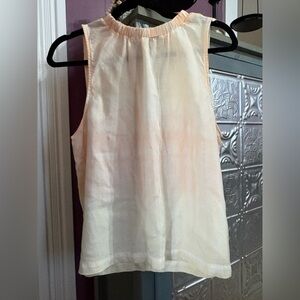 Cloth & Stone Cream Sleeveless Blouse
